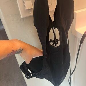 Black One-Piece Swimsuit